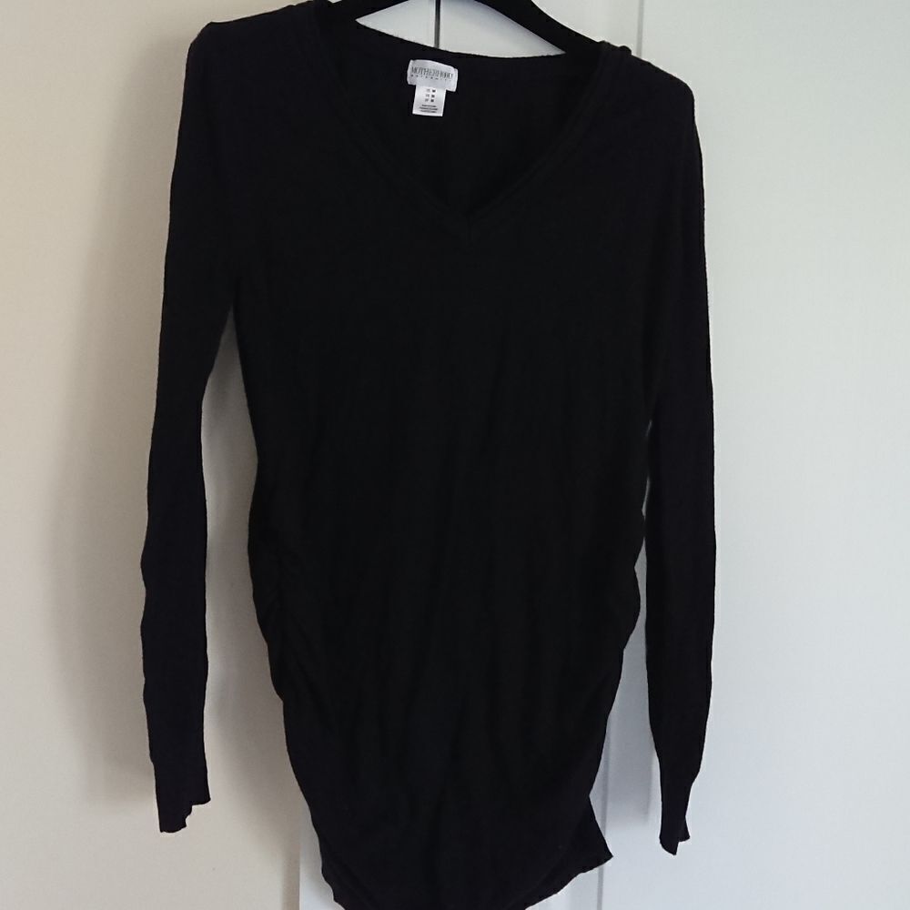 Motherhood Maternity cotton sweater maternity long sleeve top size M